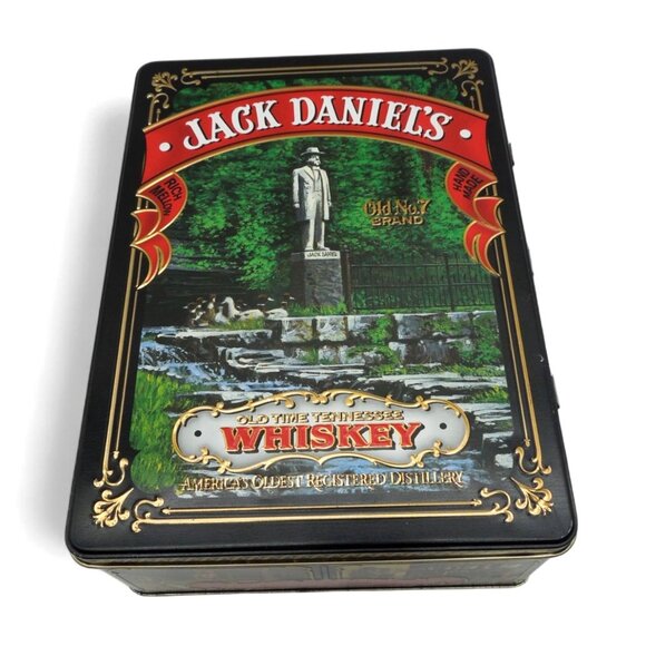 JACK DANIELS Collectible Tin USA Vintage Whiskey Memorabilia 10.5x8" - Picture 2 of 12
